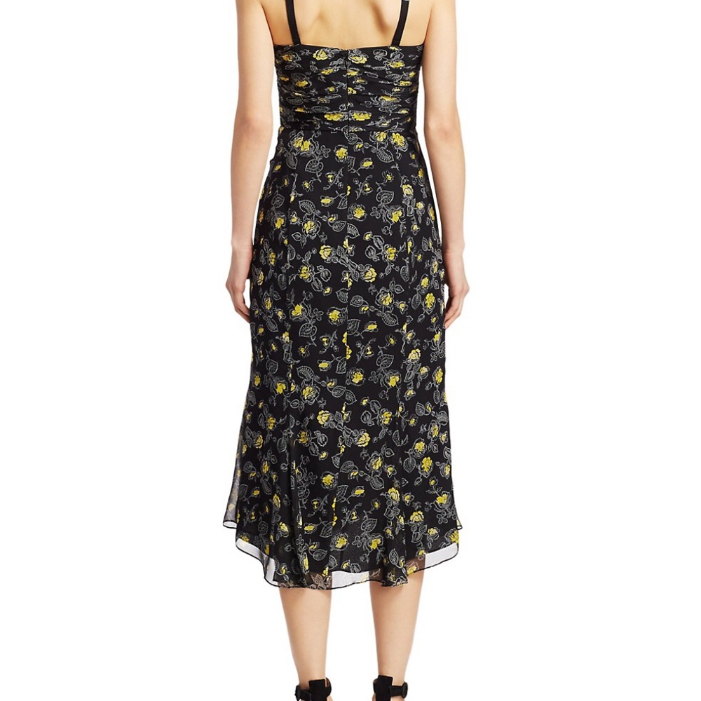 NWT Cinq à Sept Margot Printed Silk Dress - Picture 3 of 3